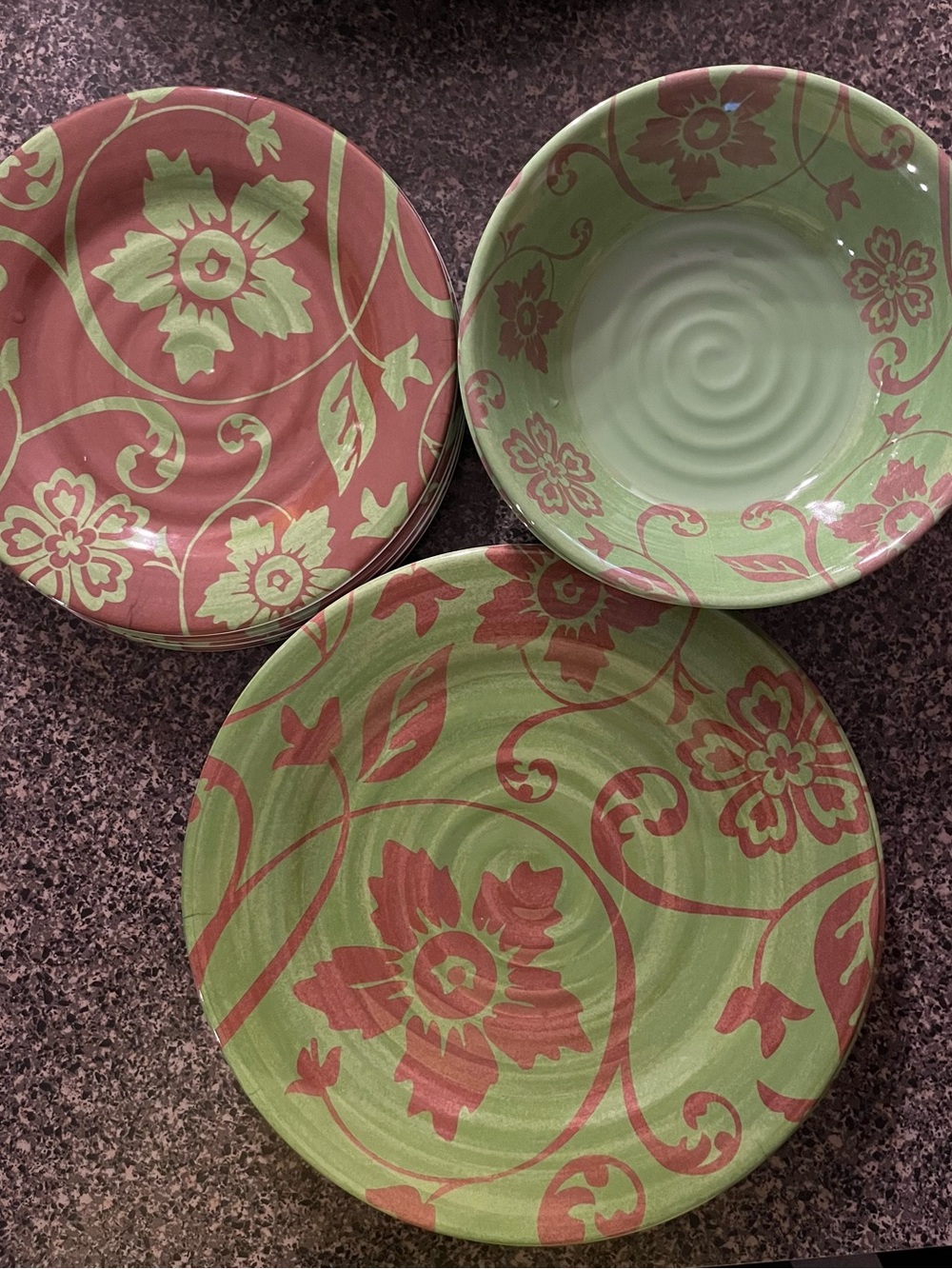 Tar Hong Direct Floral Melamine 12 Piece Dinnerware Set!